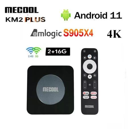 MECOOL KM2 PLUS 4K 2Go de RAM 16Go de ROM