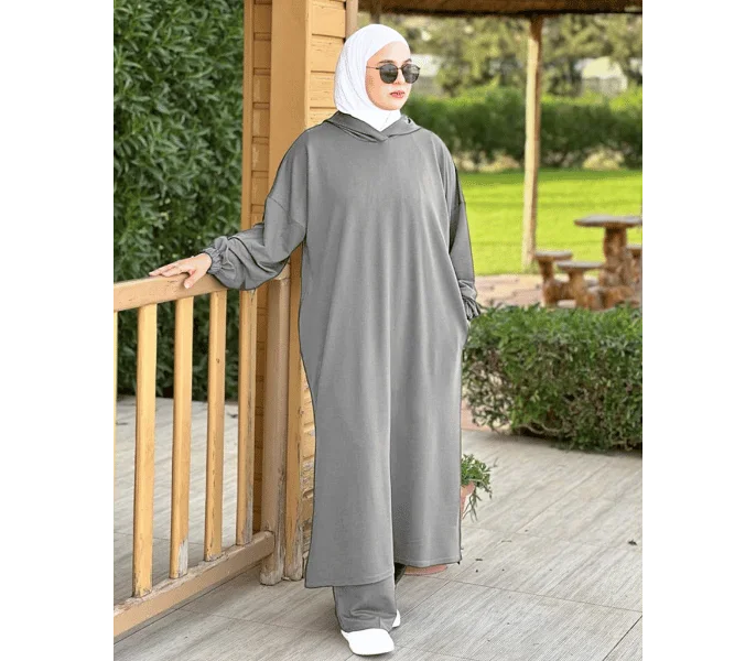 بدلة رياضية طويلة أنيقة للمحجبات - سورفيت توب مونطوني - 2026