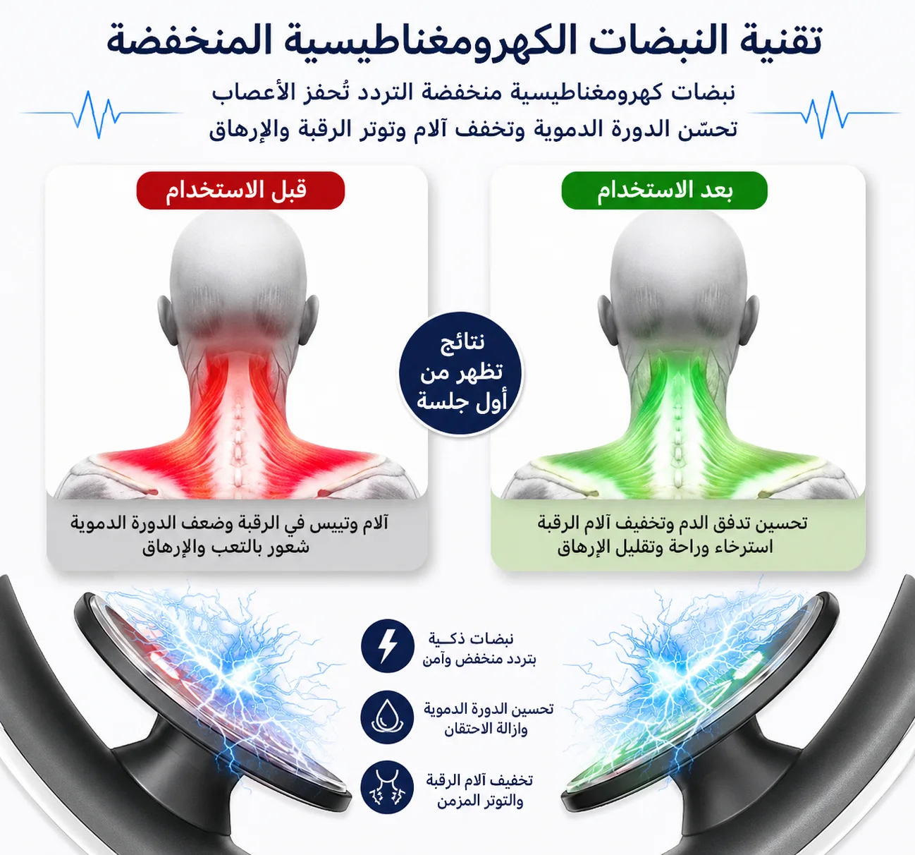 مدلك الرقبة الذكي