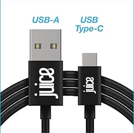JUICE  Cable de charge et synchronisation USB Type-C vers Type-C Gris 1 m