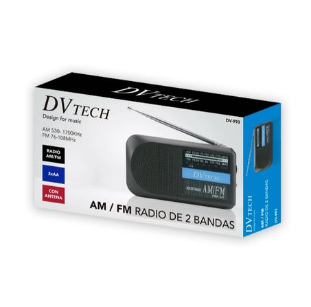 Radio AM/FM DV TECH - 2 bandes