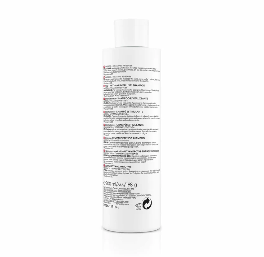 Vichy Dercos Shampooing Energisant+ Anti-chute – 200 ml