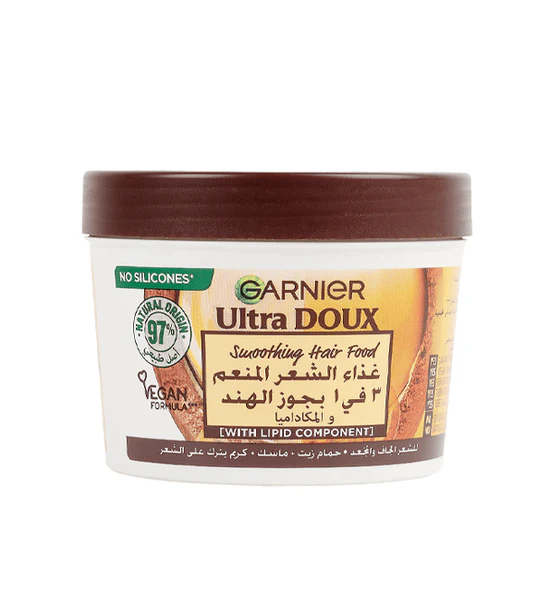 Garnier Ultra Doux Hair Food Masque lissant à la Macadamia 390M