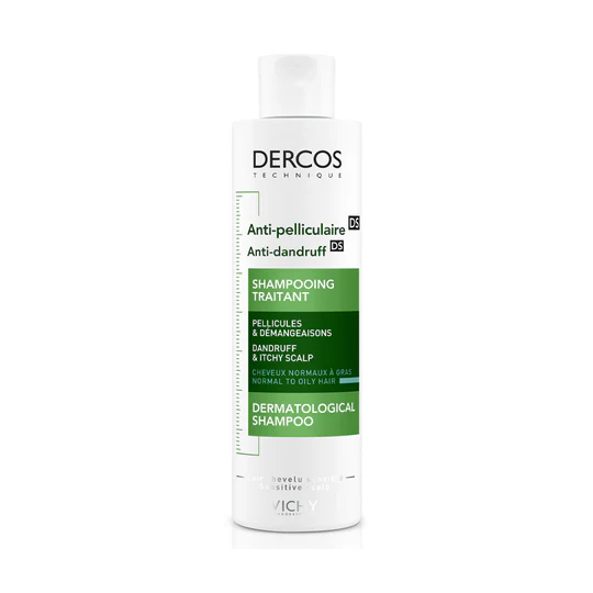 Vichy Dercos DS Shampoing Traitant Anti-Pelliculaire Cheveux Normaux à Gras – 200ml