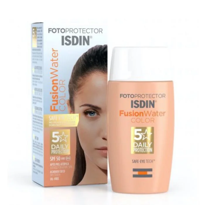 ISDIN Foto Protector Fusion Water Color - واقي شمسي ملون عالي الحماية بدرجة حماية 50- 50 مل