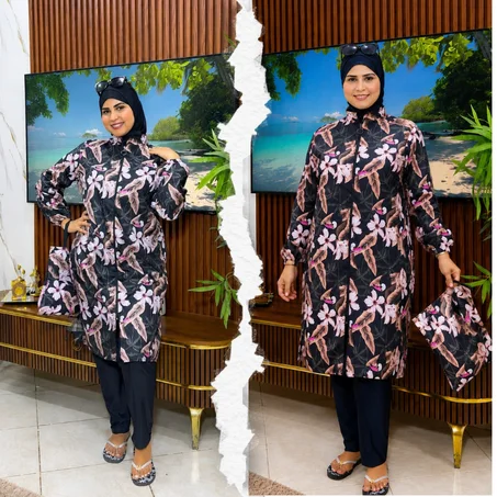 Burkini Palmier – 4 Pièces