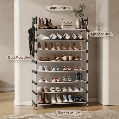 Meuble à Chaussures خزانة أحذية 8طبقات