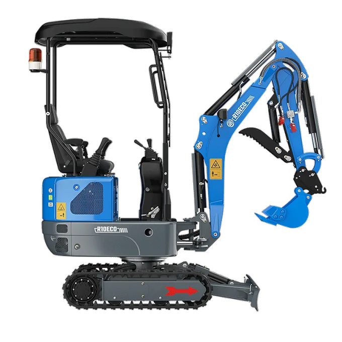 RIPPA R10 Mini Excavator – Ultra-Compact 1-Ton Diesel Excavator