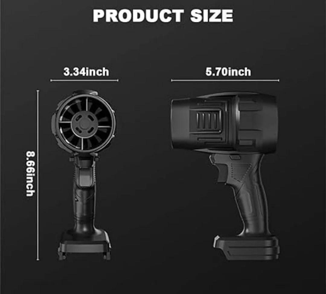 • طارد الهواء النفاث للتنظيف والتجفيف