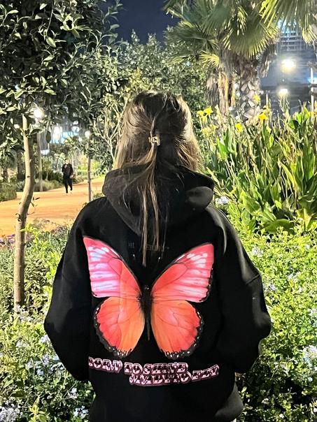 Butterfly Hoodie – Born to Shine, Made to Fly