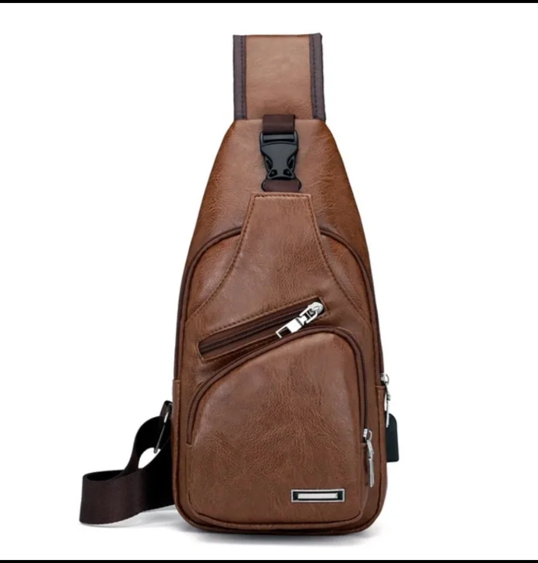 🎒 Sac bandoulière premium en cuir synthétique