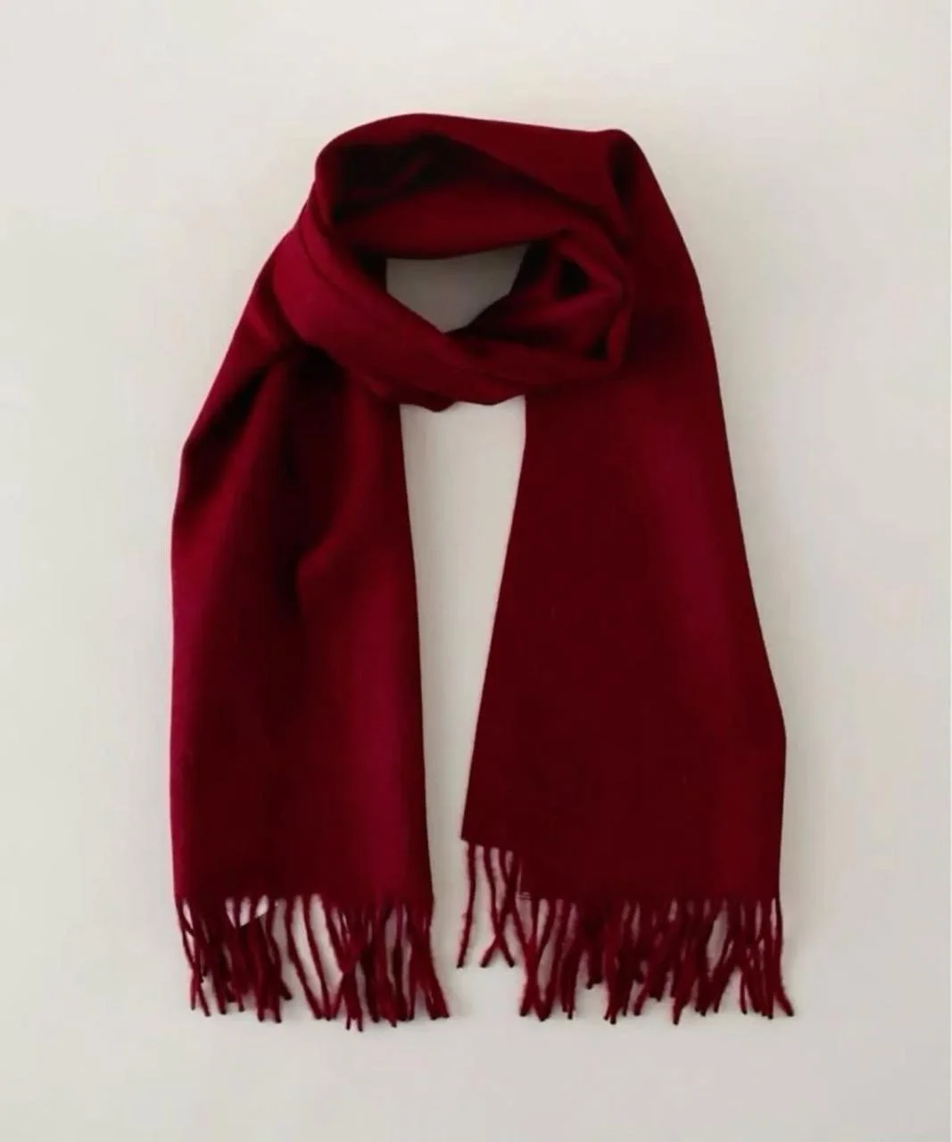 SCARF MIKASA RED DARK