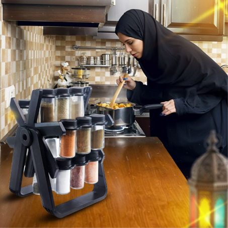 رف التوابل الدوار