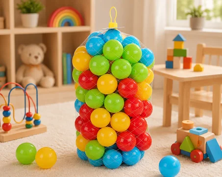 Lot de 100 Balles Colorées pour Aire de Jeux – Ø 10 cm