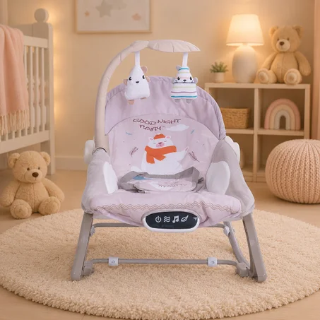 Relax transat tactile Violet mon bebe