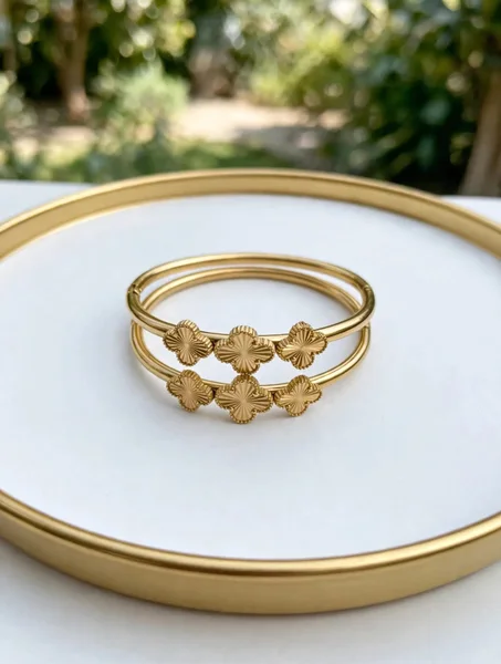 Bracelet Jonc Treffle élégant pour femme