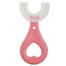 Brosse à Dents en Silicone pour Enfant Rose