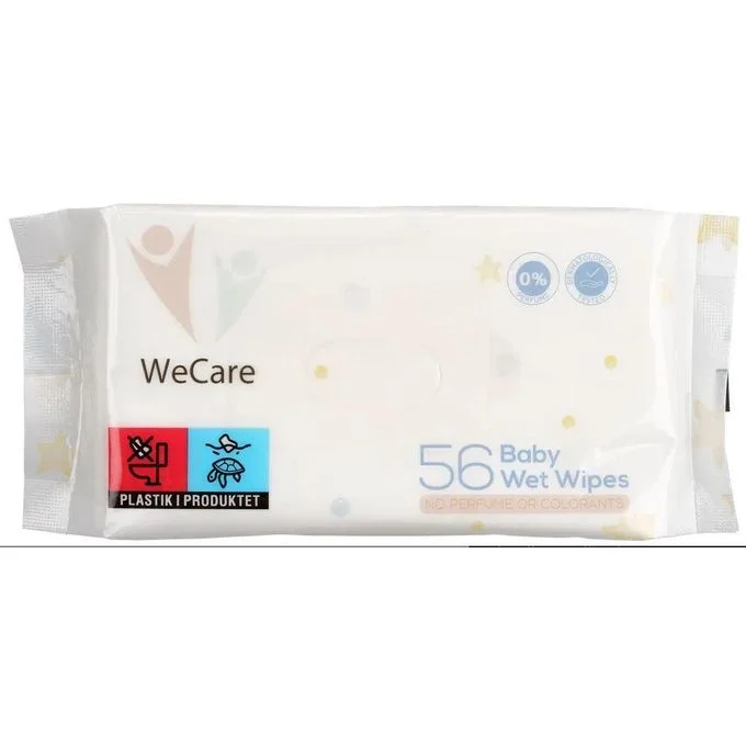 Lingettes Humides Bébé 56 Unités WeCare