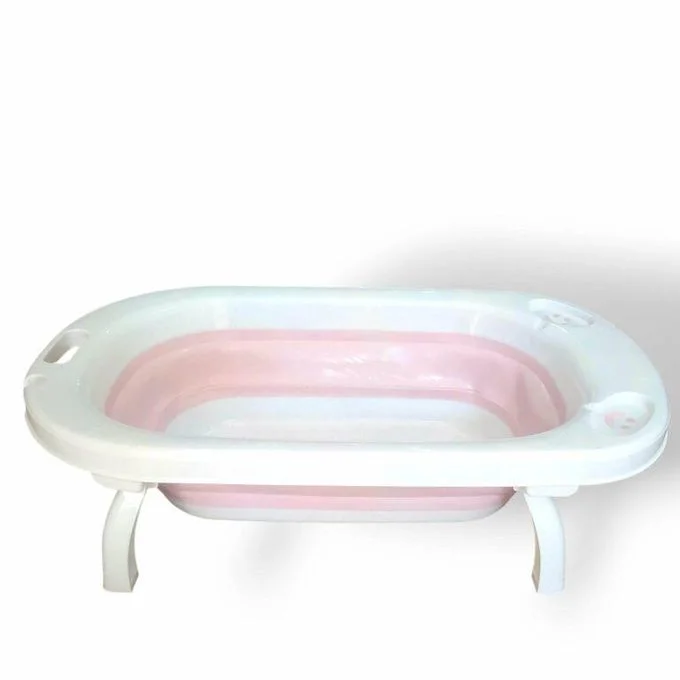 Baignoire Pliable pour Bébé – Pratique, Sécurisée et Compacte rose