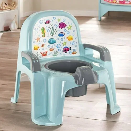 Chaise Pot Bébé avec Dossier – Design Aquatique
