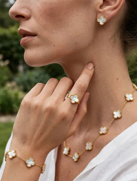 Ensemble Treffle blanc 4 pieces
