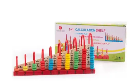 Jeu Éducatif 4-en-1 – Abacus “Calculation Shelf”