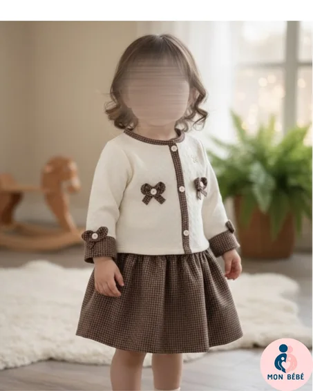 انسومبل بنوتات للعيد من قطعتين 💫