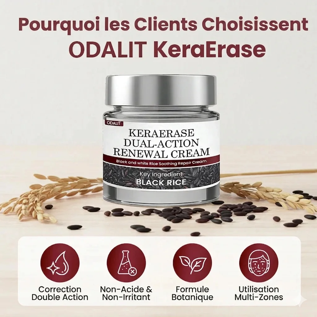 🌟KERAERASE DUAL ACTION  – Crème Régénérante Intense