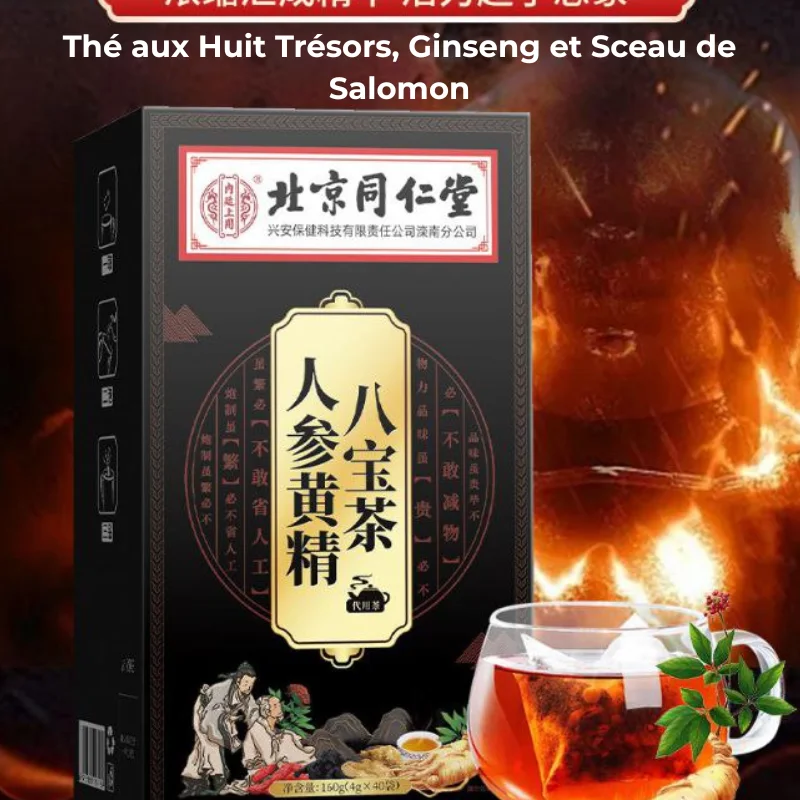 🍵 Thé Impérial Vitalité : Cistanche & Eucommia (Huit Trésors)