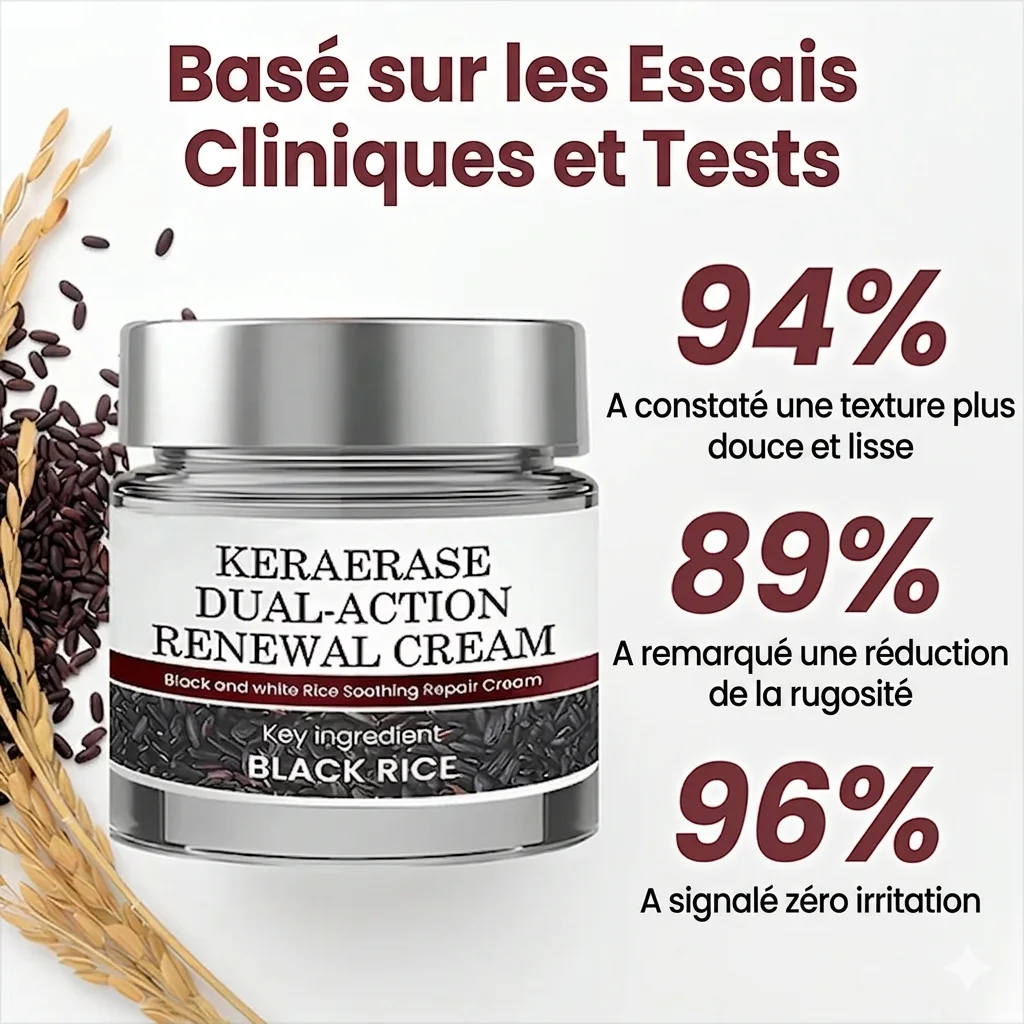 🌟KERAERASE DUAL ACTION  – Crème Régénérante Intense