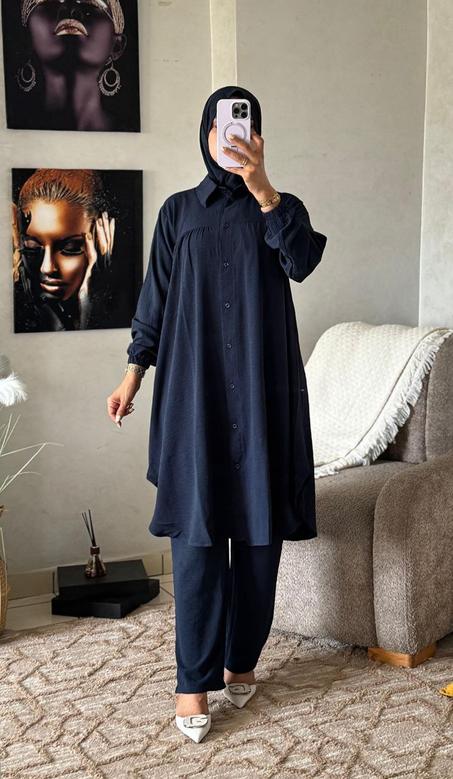 🌸 إطلالة عصرية وفخمة مع طقم نسائي كامل 3 قطع