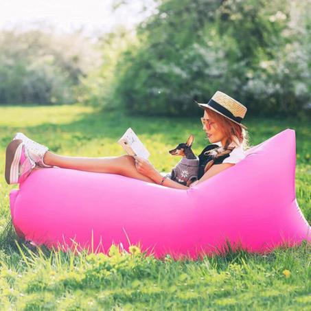 Canapé-lit gonflable d'extérieur