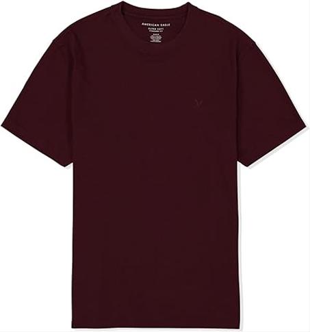 تي شرت رجالي بتصميم فائق النعومة مزين بشعار العلامة التجارية من أمريكان إيجل
