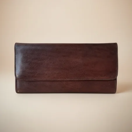 Premium Leather Long Wallet