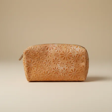 Handcrafted Leather Zipper Pouch