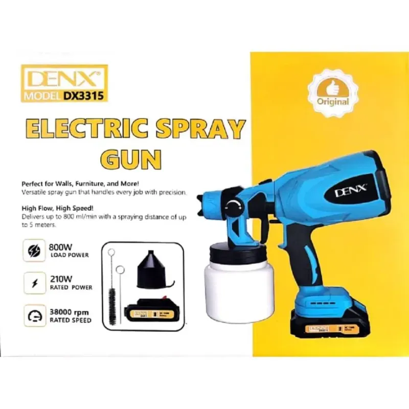 بخاخ طلاء لاسلكي عملي وقوي مصمم لتسهيل أعمال الدهان