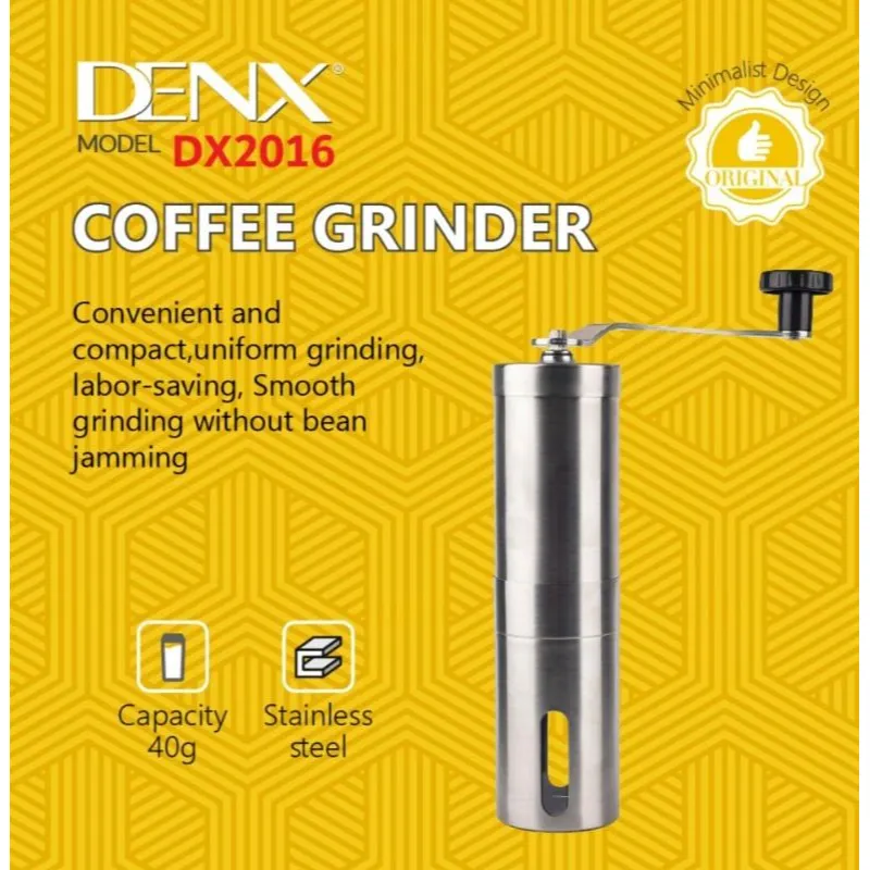 مطحنة قهوة معدنية من دينكس