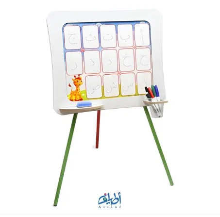 لوحة سبورة ثلاثية الأرجل متعددة الألواح 4في1