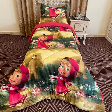 لحاف  أطفال المتكونة من  تلات قطع هي  أفضل هدية في فصل الشتاء