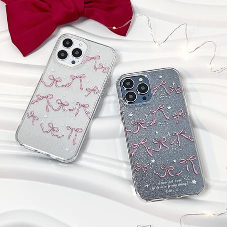 Coque paillettes rose