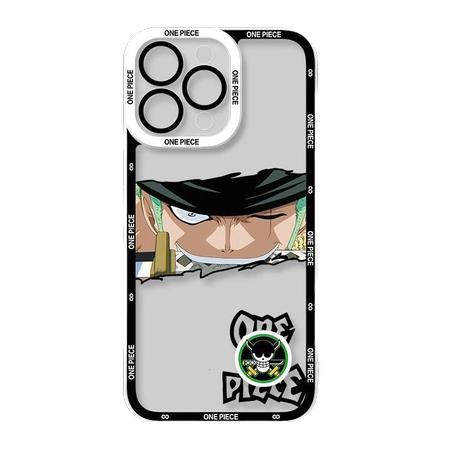 Coque de Téléphone Souple et Transparente Antichoc pour iPhone - Série Anime One Piece, Luffy Gear 5,