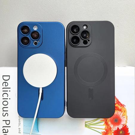 Coque de Téléphone de Charge Sans Fil Magsafe de Luxe pour iPhone 11 Pro Max : Protection Magnétique Souple