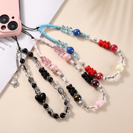 Chaînes de Téléphone en Perles Colorées