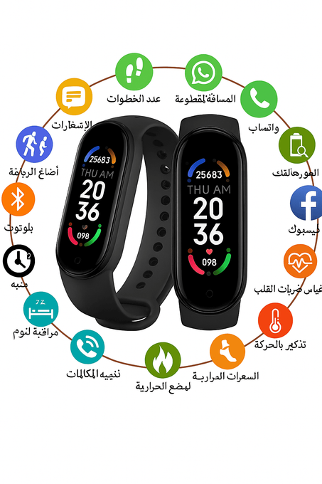 ساعة ذكية للرجال والنساء اللياقة البدنية الرياضية الذكية