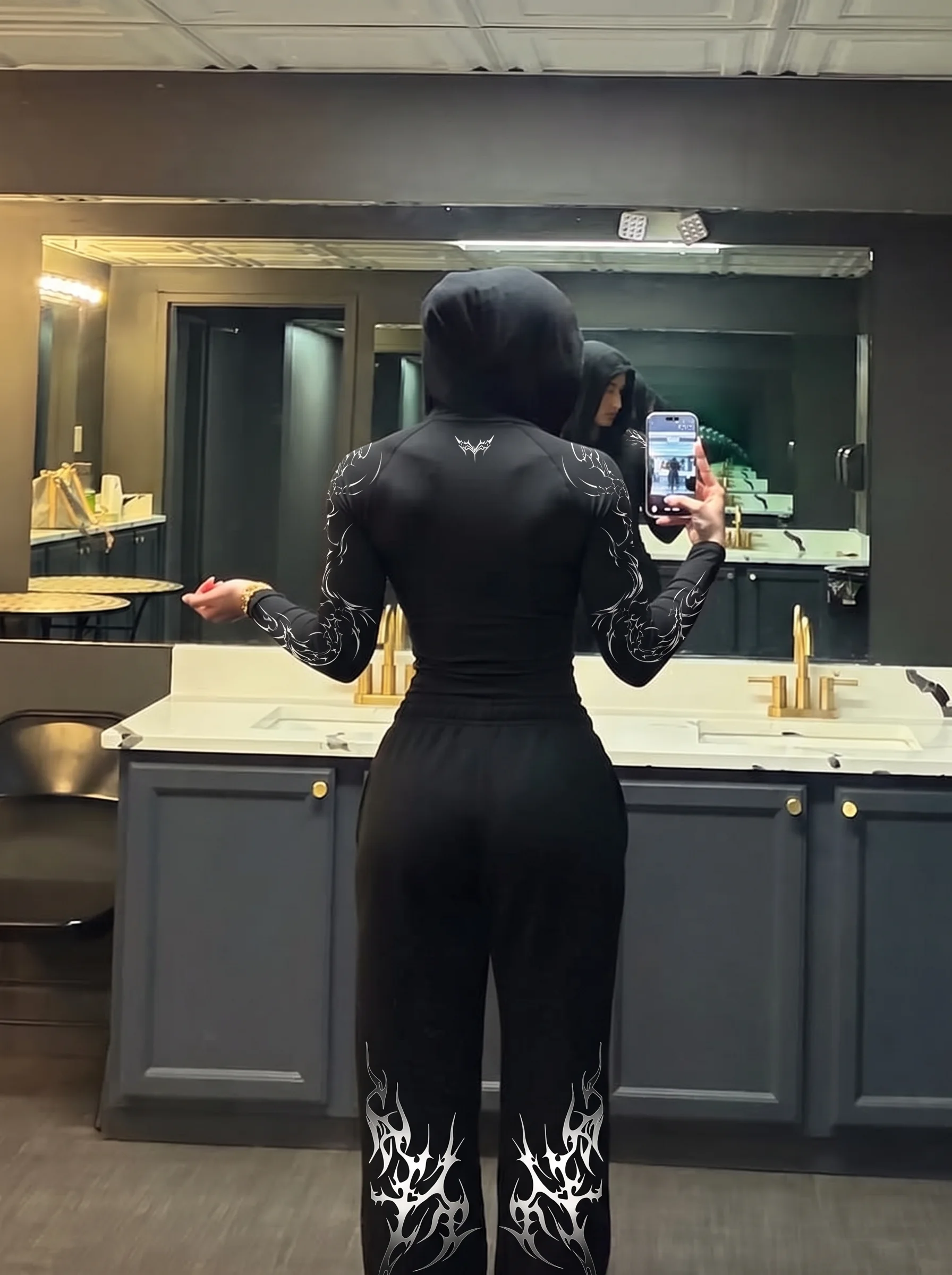 Compression tribal long sleeve