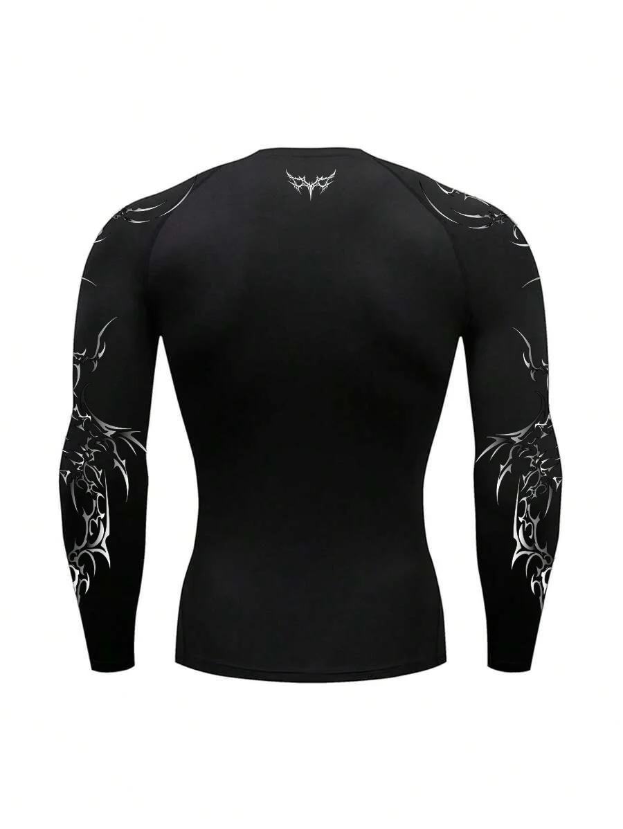 compression long sleeve tribal