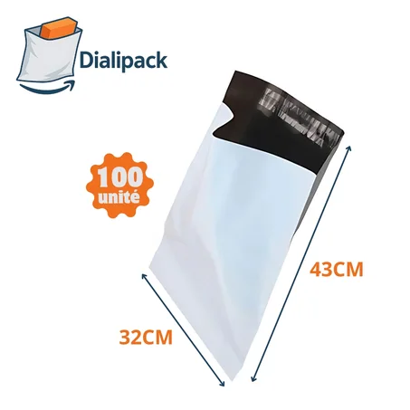 Sachet E-commerce 32x43 Blanc