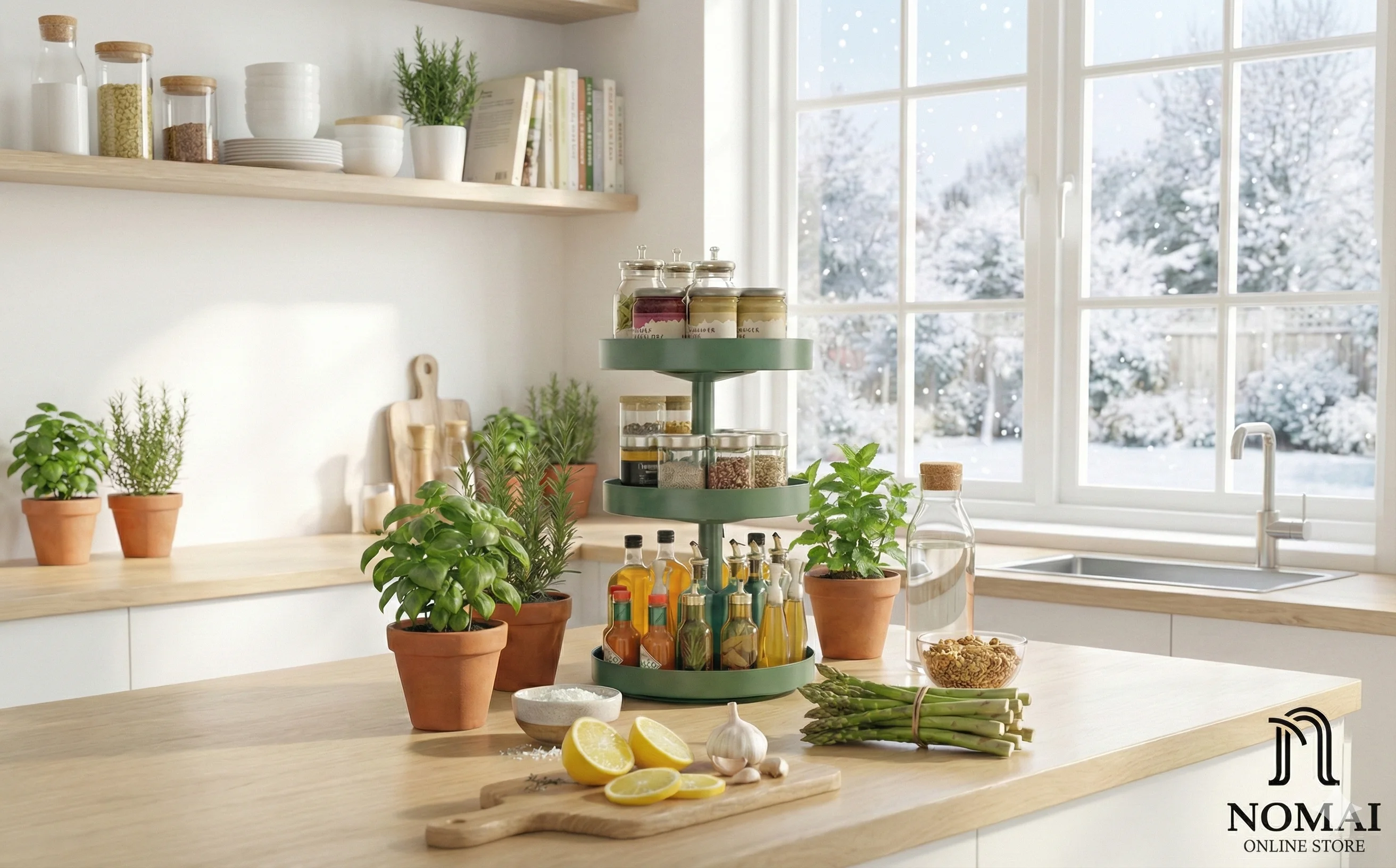 KITCHEN ORGANIZER (GREEN)