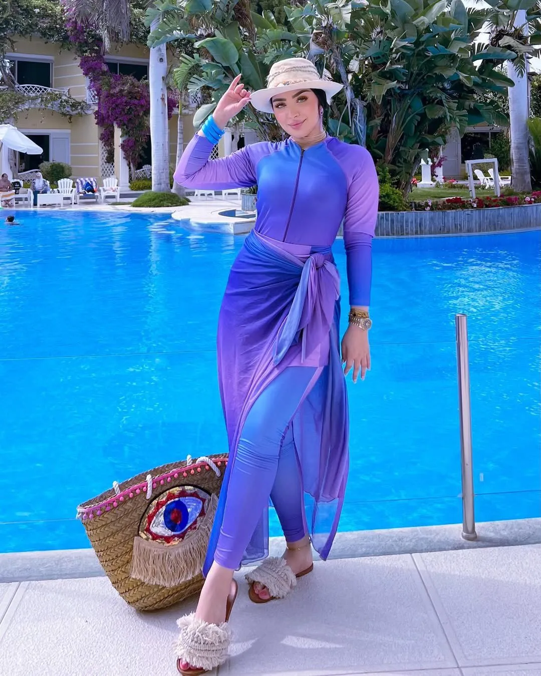 Burkini zigzag