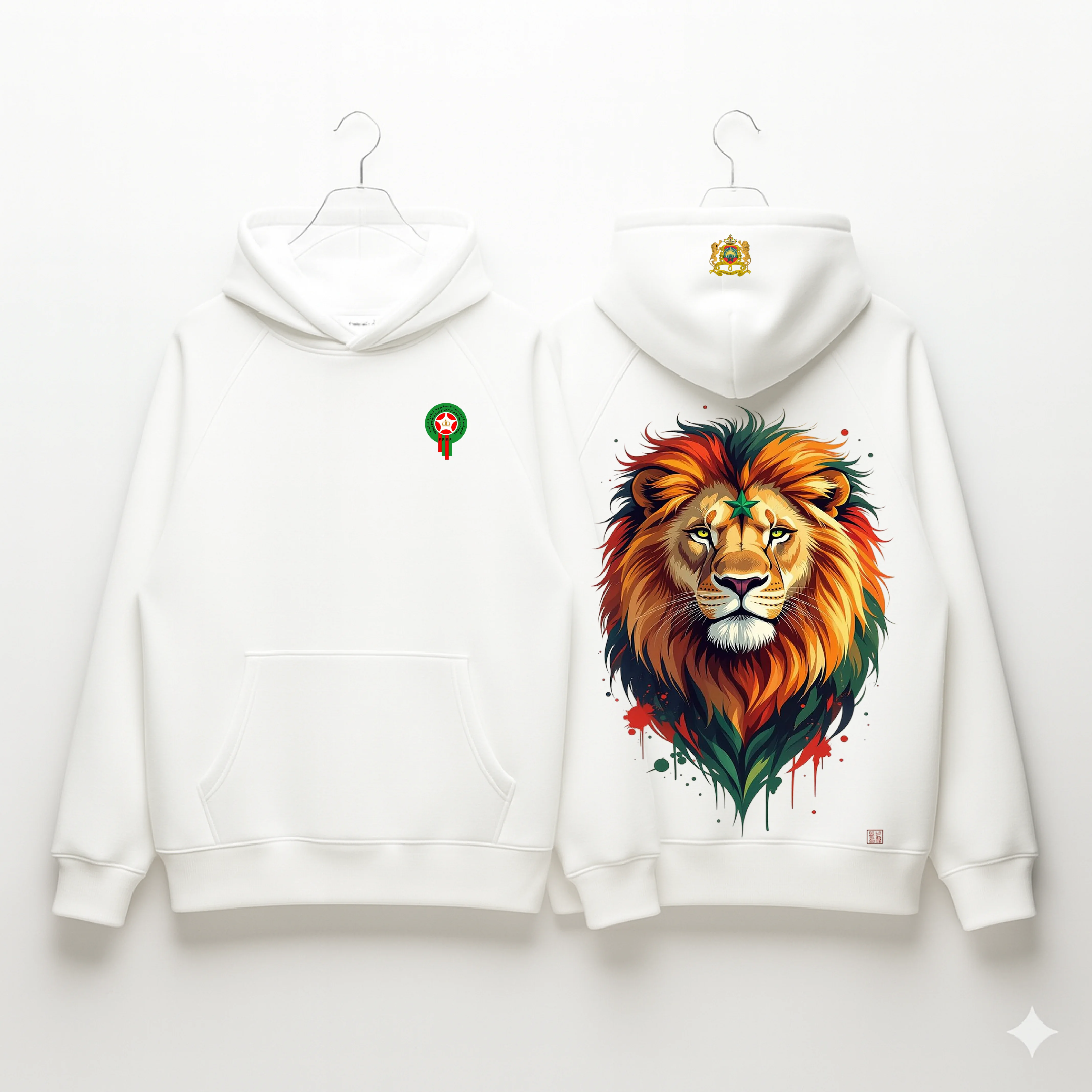 hoodie lion d'atlas